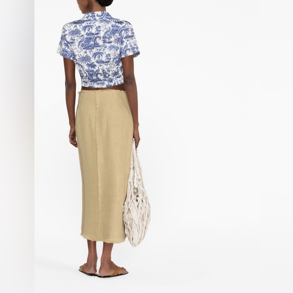 Staud NWT transit short sleeve crop top - Picture 2 of 6